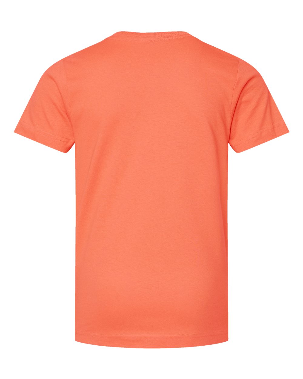 Front View of Papaya Youth Fine Jersey Tee - 6101