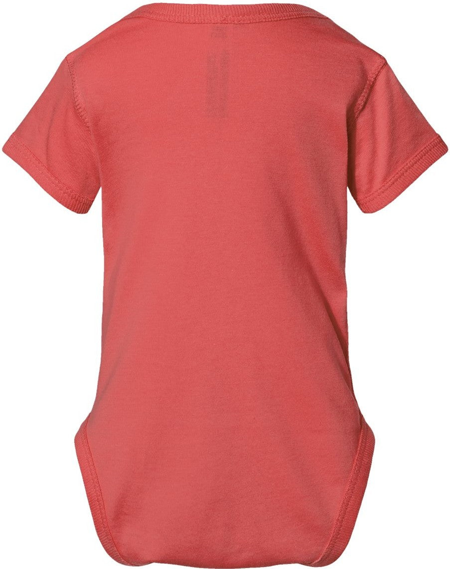 Front View of Passionfruit Infant Fine Jersey Bodysuit - 4424