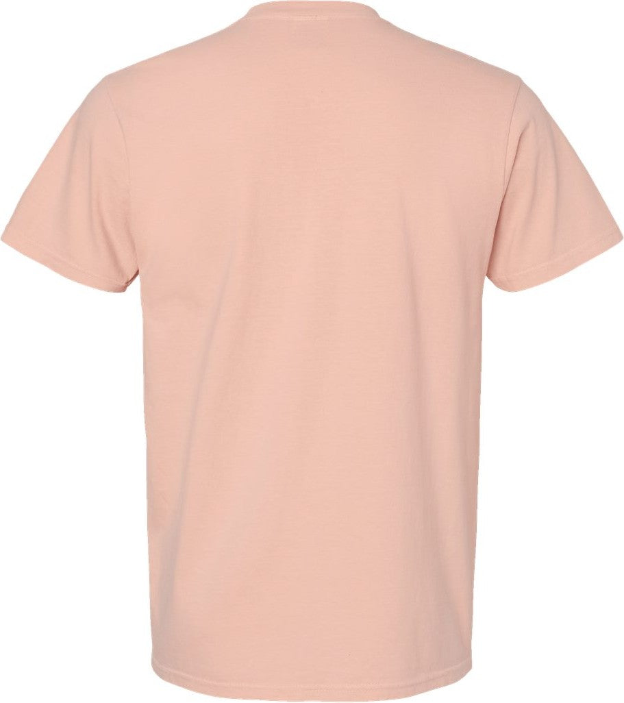 Front View of Peachy Garment-Dyed Heavyweight T-Shirt - 1717
