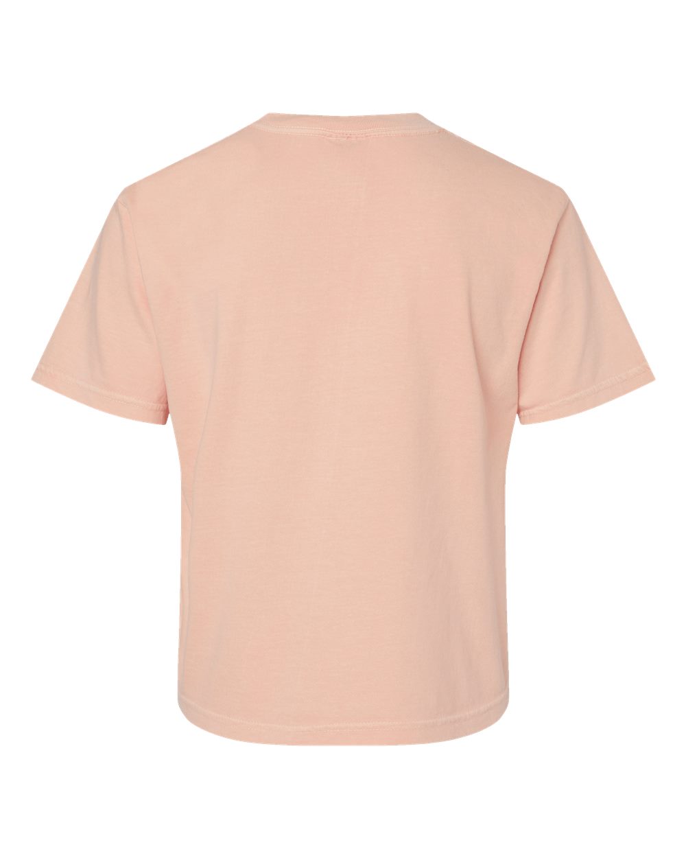 Rear View of Peachy Women's Heavyweight Boxy T-Shirt - 3023CL