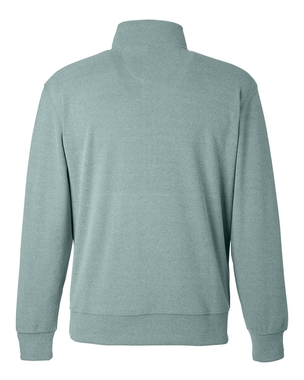 Front View of Peacock Element Fleece Quarter-Zip Sweatshirt - 8760