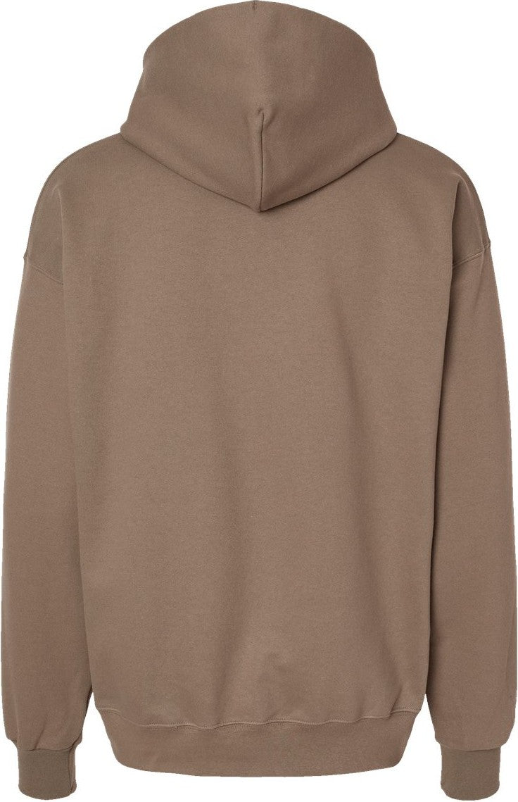 Front View of Pebble Ultimate Cotton® Hooded Sweatshirt - F170