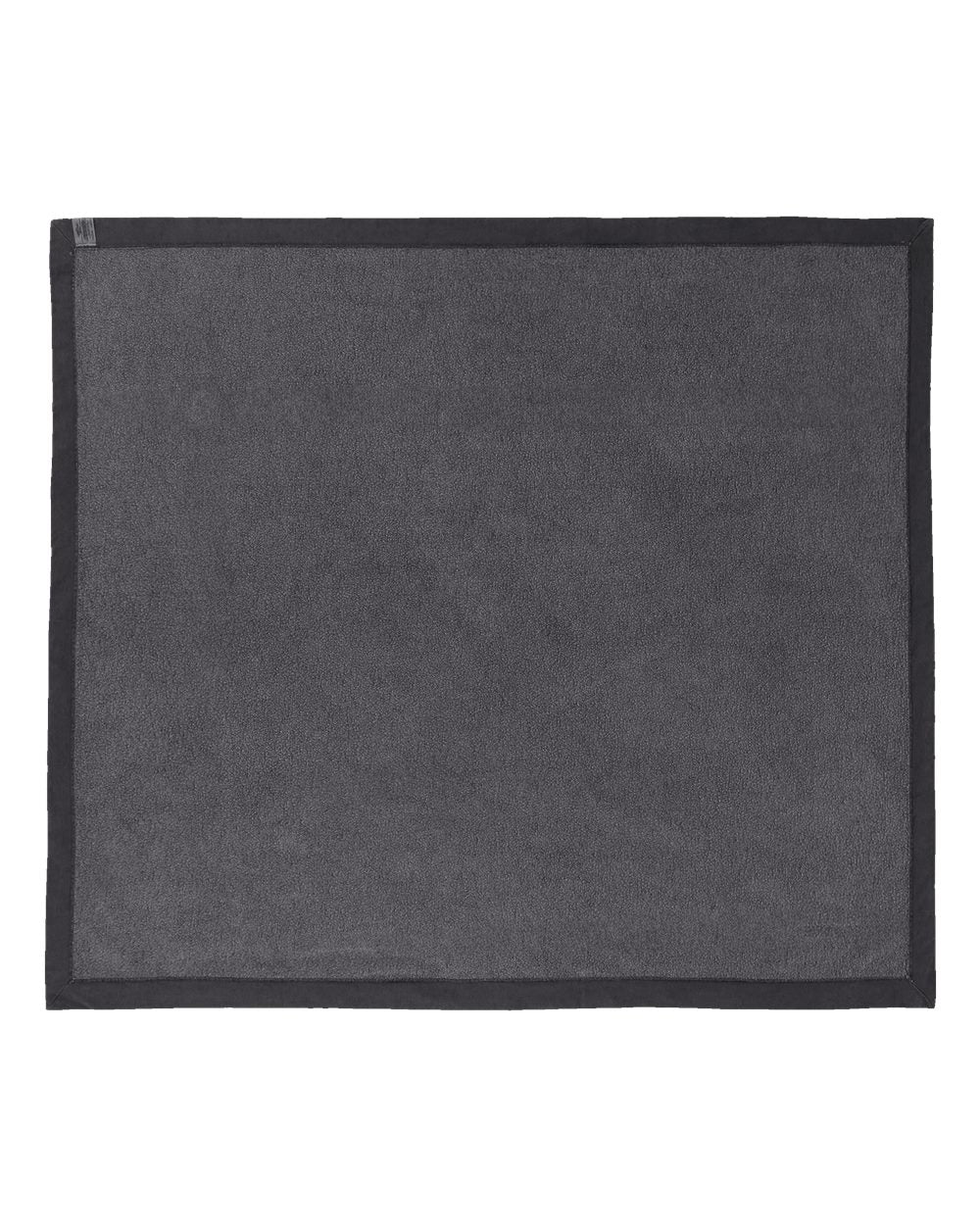 Front View of Pepper Garment-Dyed Fleece Dorm Blanket - 15BT