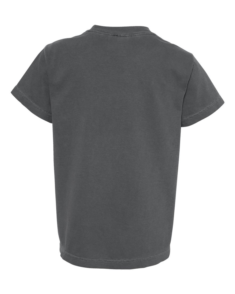 Front View of Pepper Garment-Dyed Youth Heavyweight T-Shirt - 9018