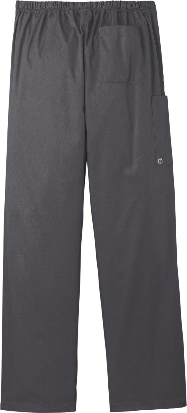 Front View of Pewter Wink Unisex Tall WorkFlex Cargo Pant WW3150T