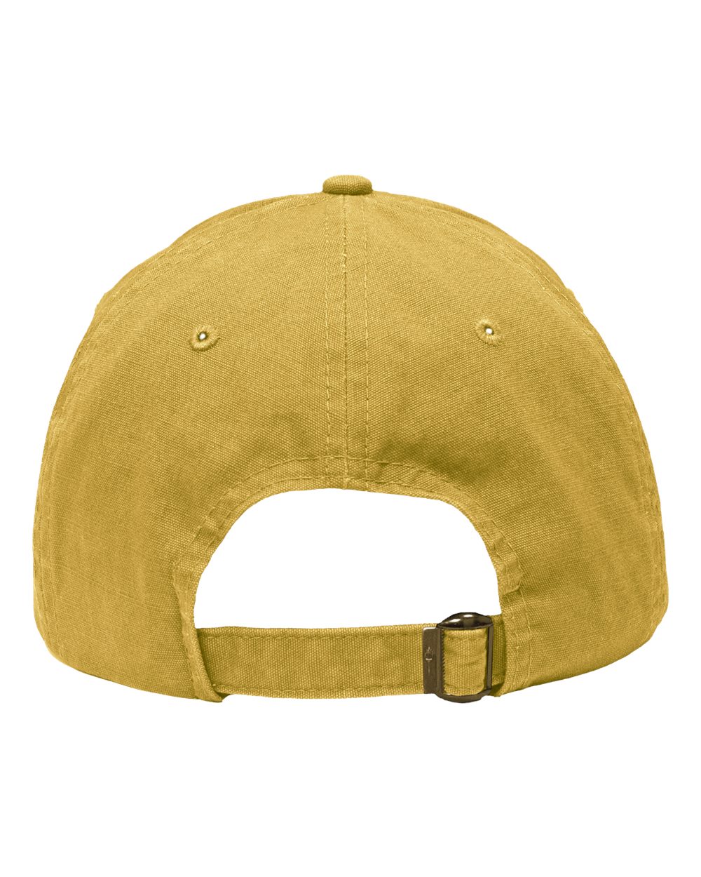 Front View of Pigment Mustard Yellow Dad Hat Fit - SP1700