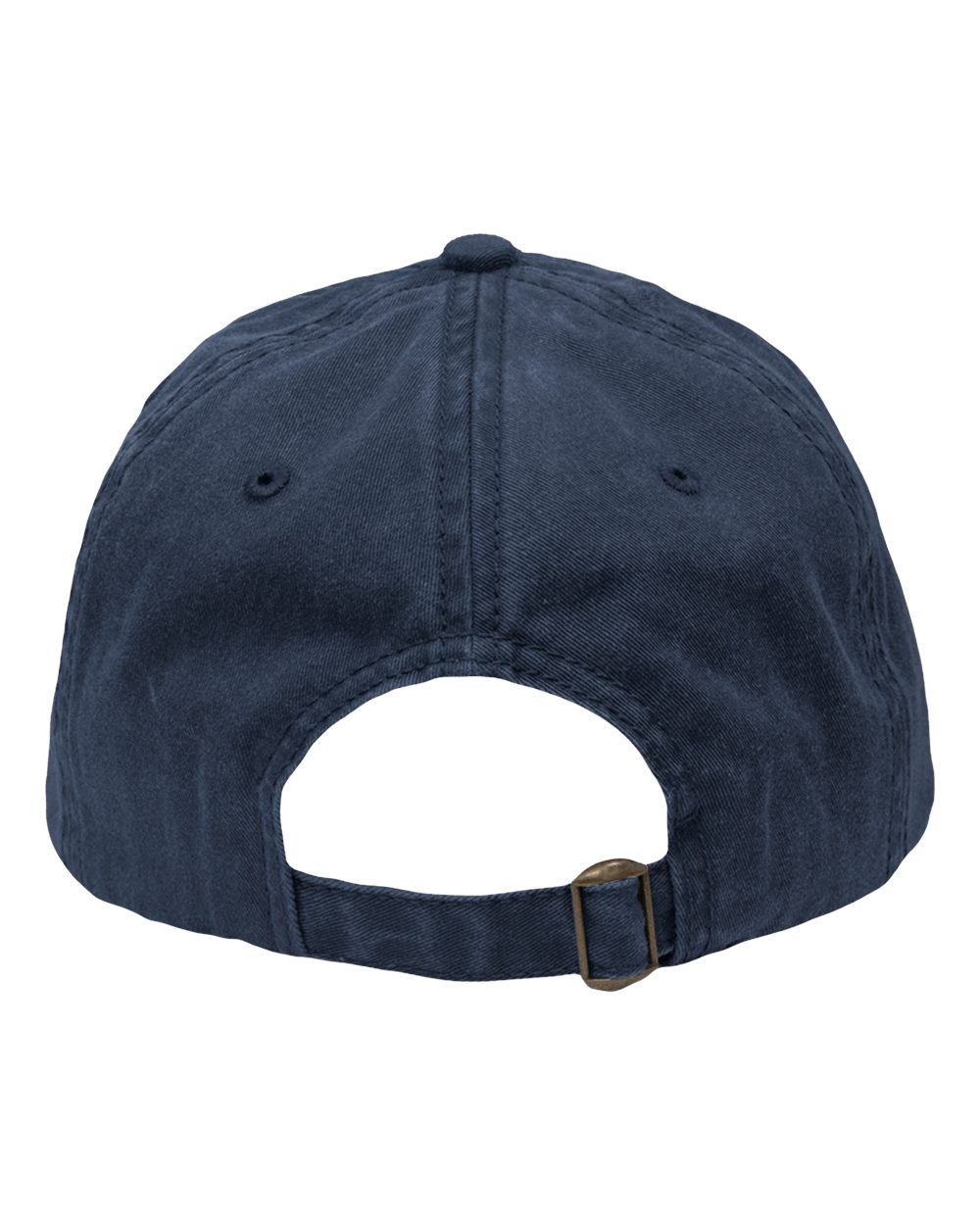 Front View of Pigment Navy Dad Hat Fit - SP1700
