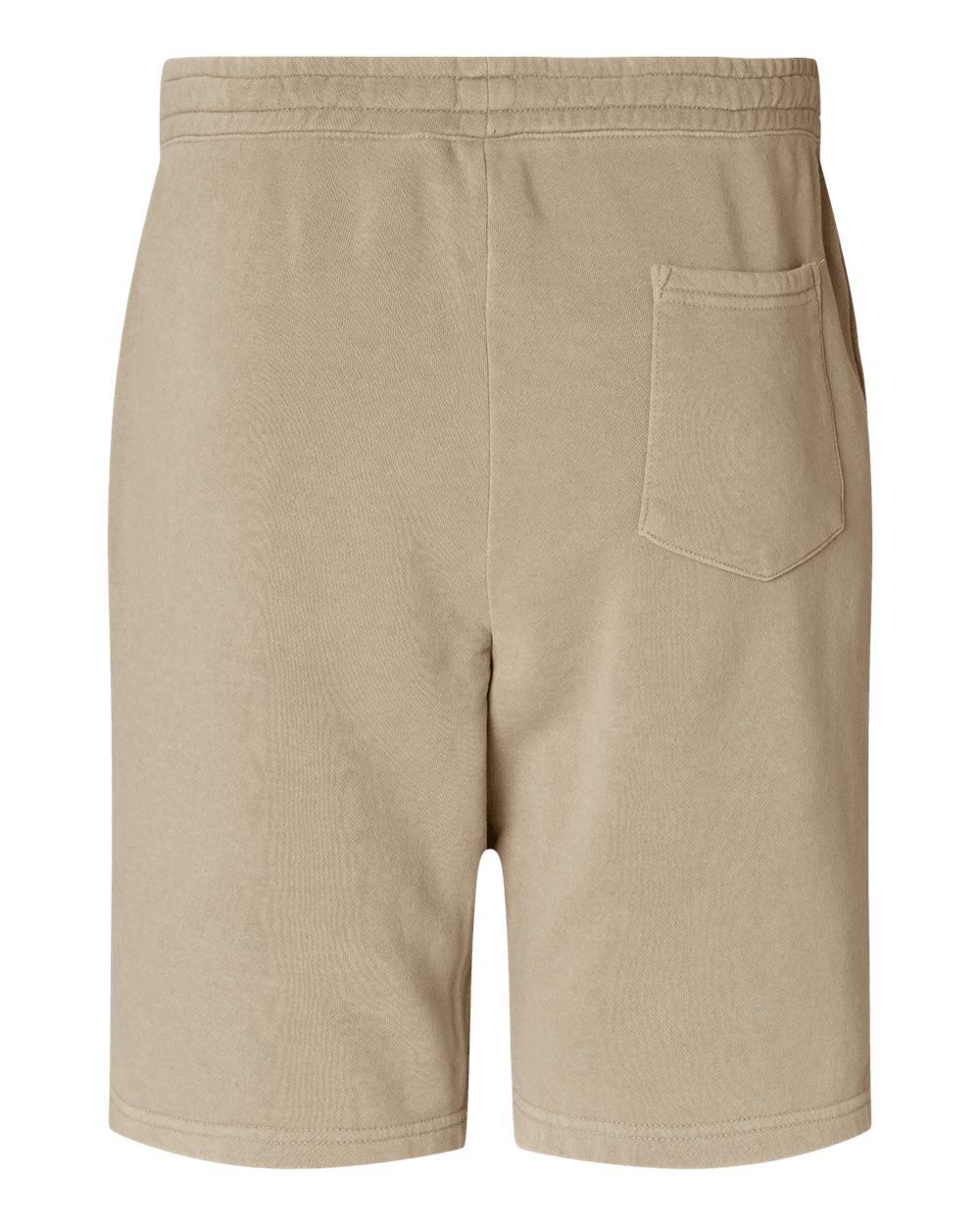 Front View of Pigment Sandstone Pigment-Dyed Fleece Shorts - PRM50STPD