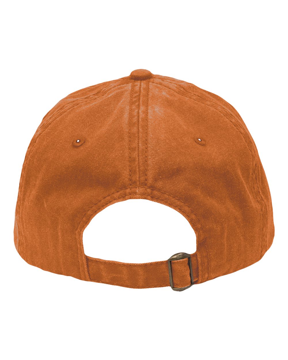Front View of Pigment Texas Orange Dad Hat Fit - SP1700
