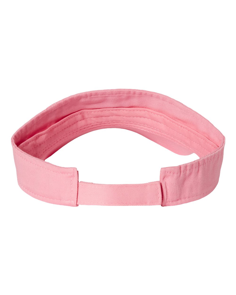 Front View of Pink Bio-Washed Visor - VC500