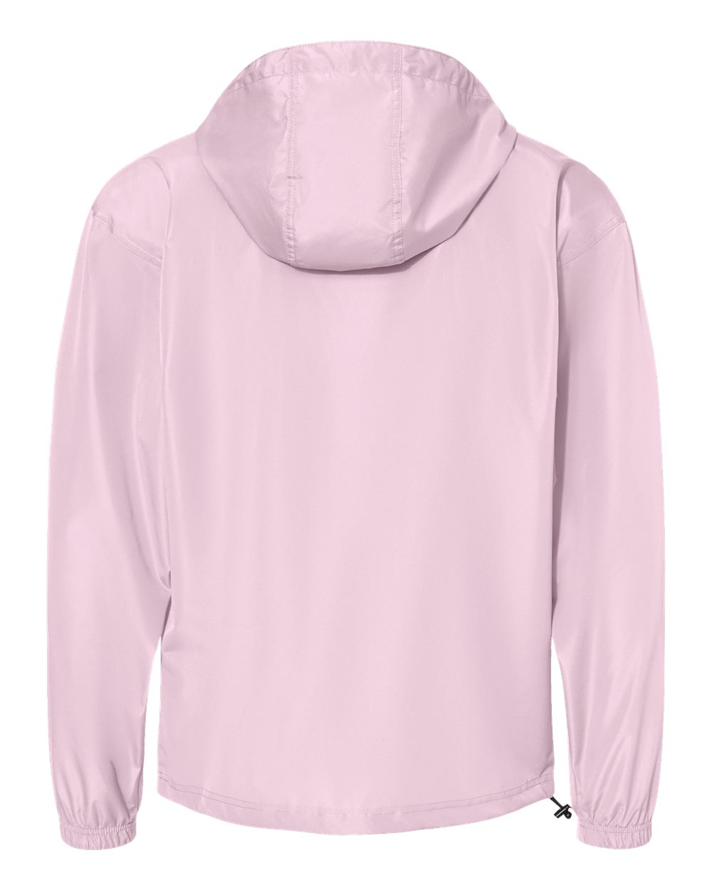 Rear View of Pink Candy Packable Anorak Jacket - CO200
