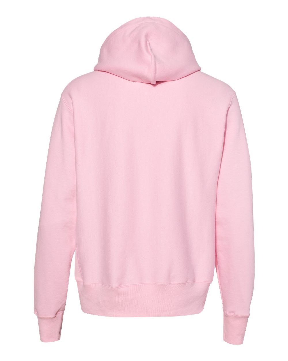 Front View of Pink Candy Reverse Weave® Hooded Sweatshirt - S101
