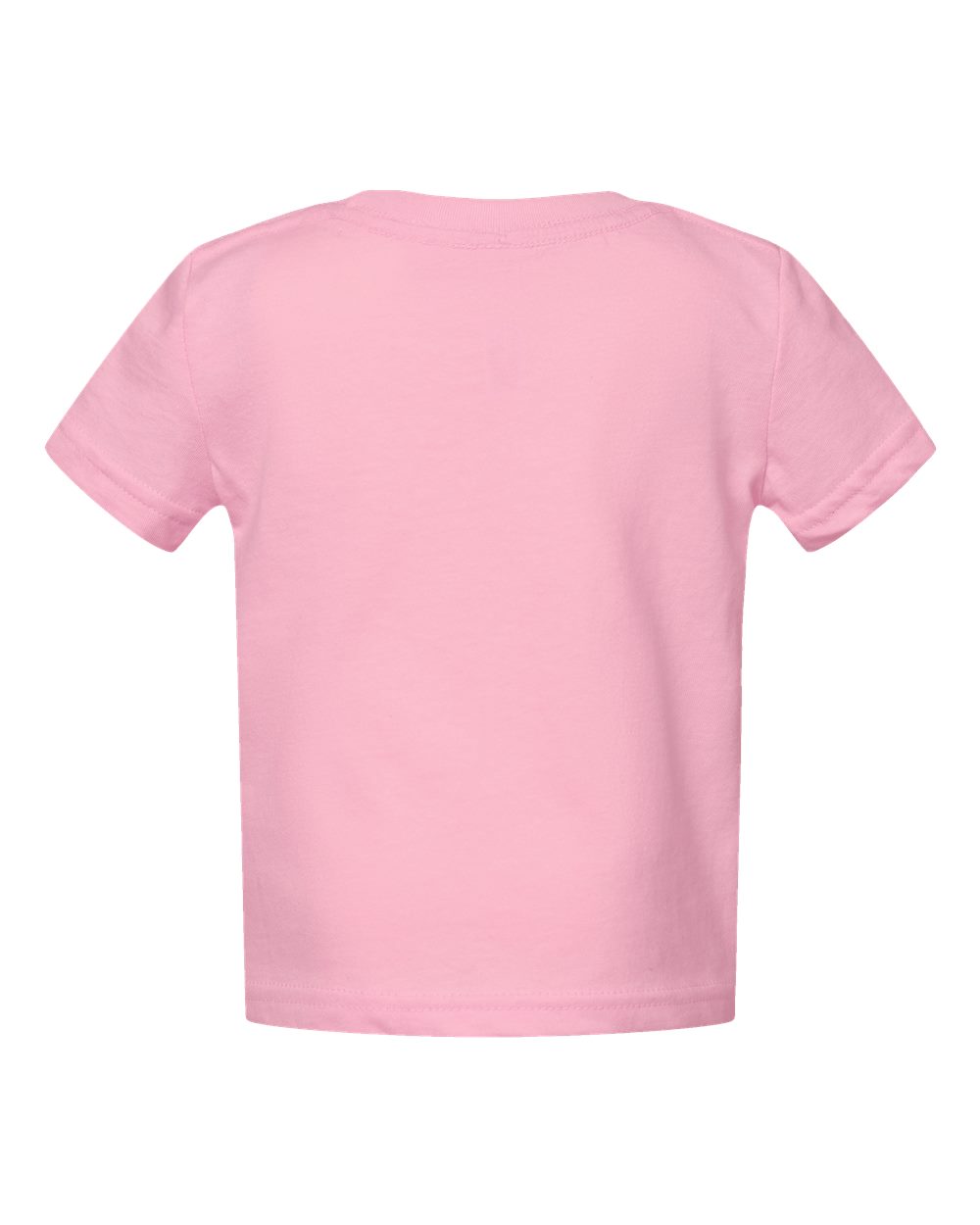 Front View of Pink Infant Fine Jersey Tee - 3322
