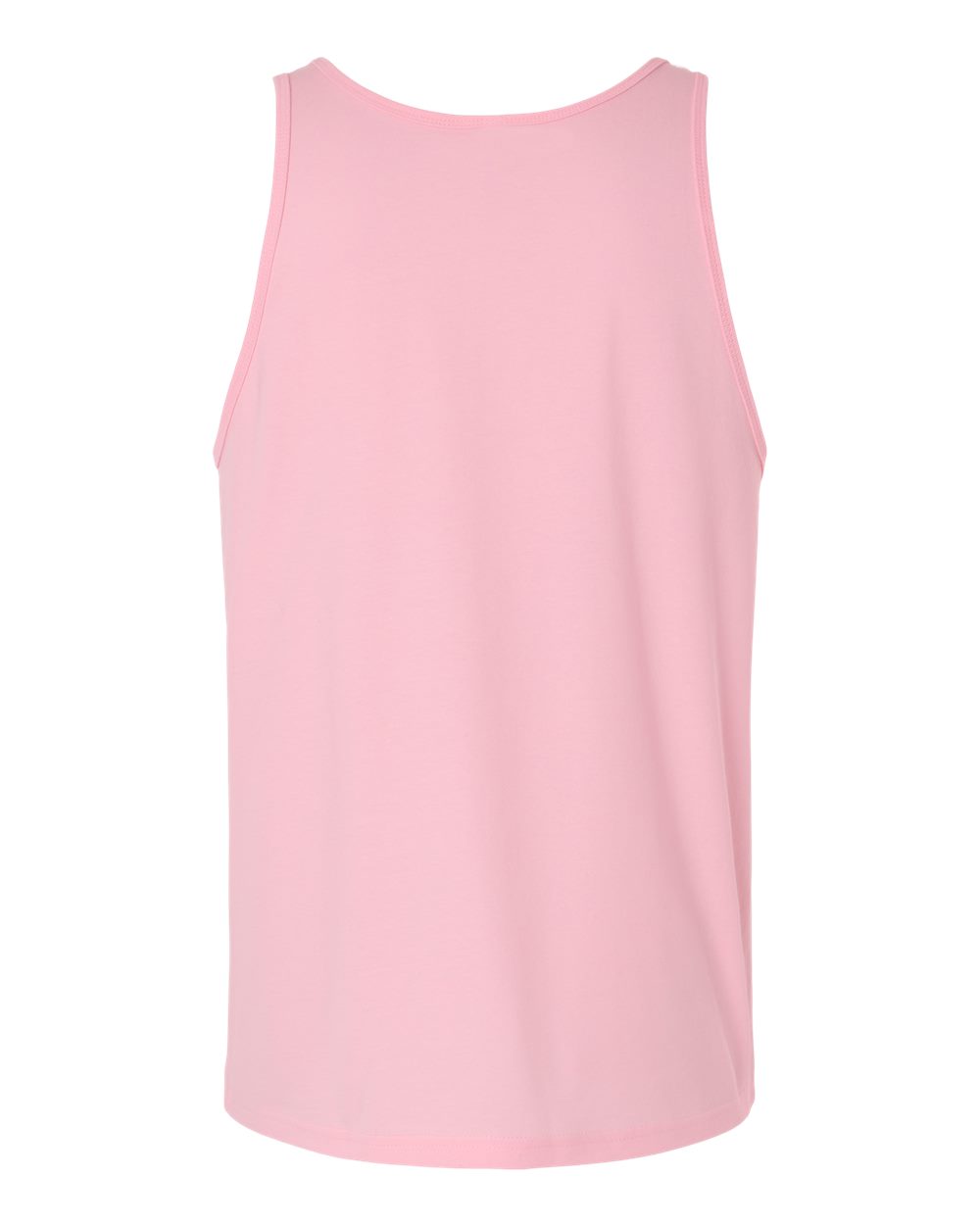 Rear View of Pink Jersey Tank - 3480
