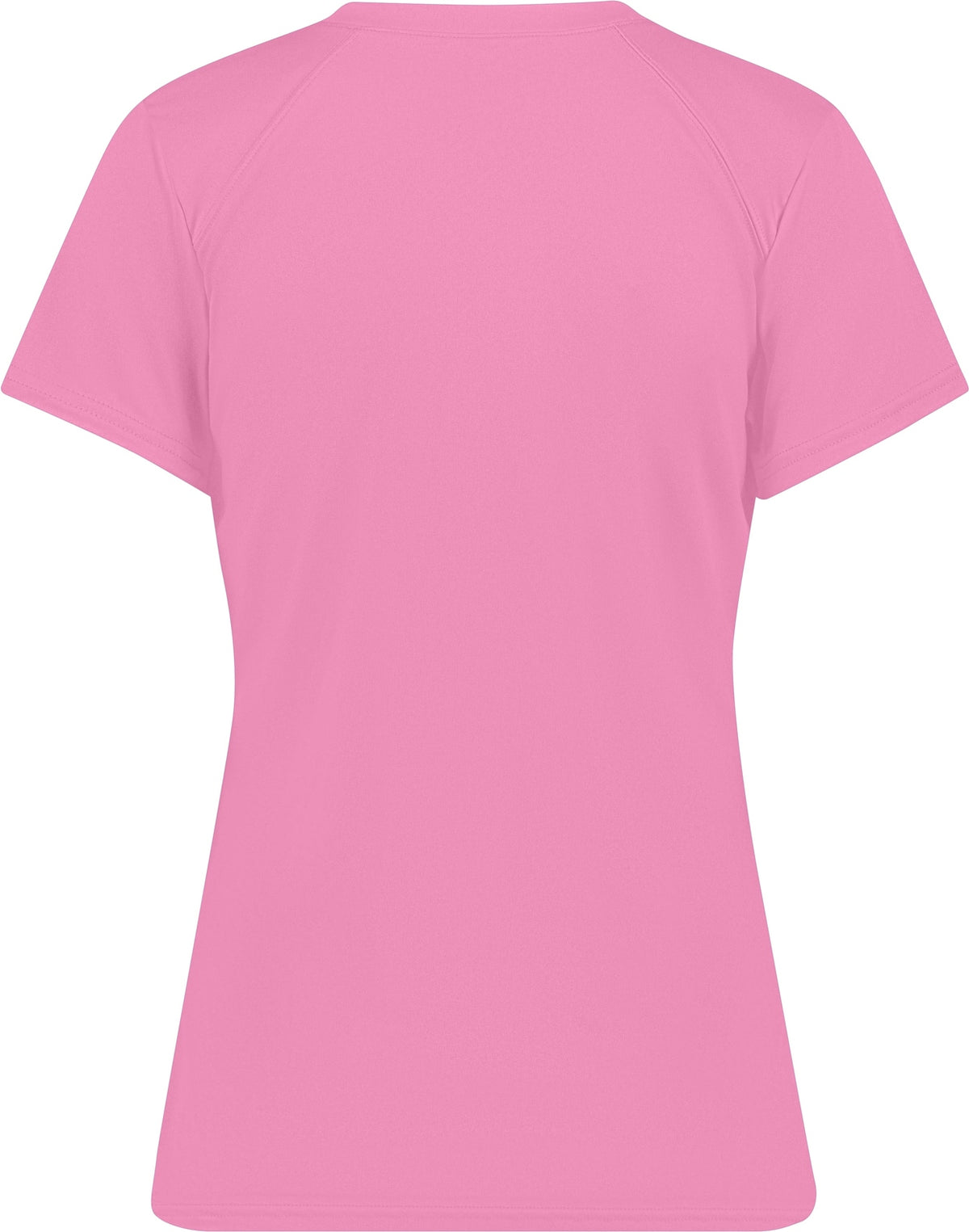 Rear View of PINK LADIES B-CORE V-NECK TEE