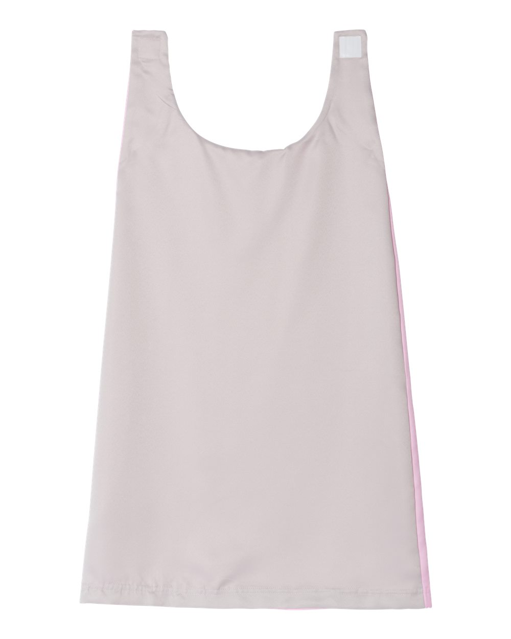 Front View of Pink/ Silver Toddler Cape - 1111