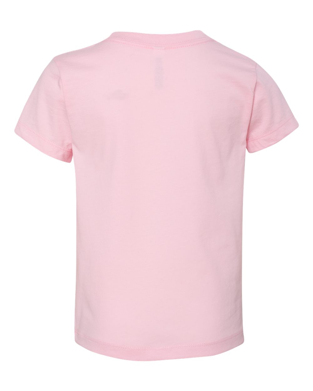 Front View of Pink Toddler Jersey Tee - 3001T
