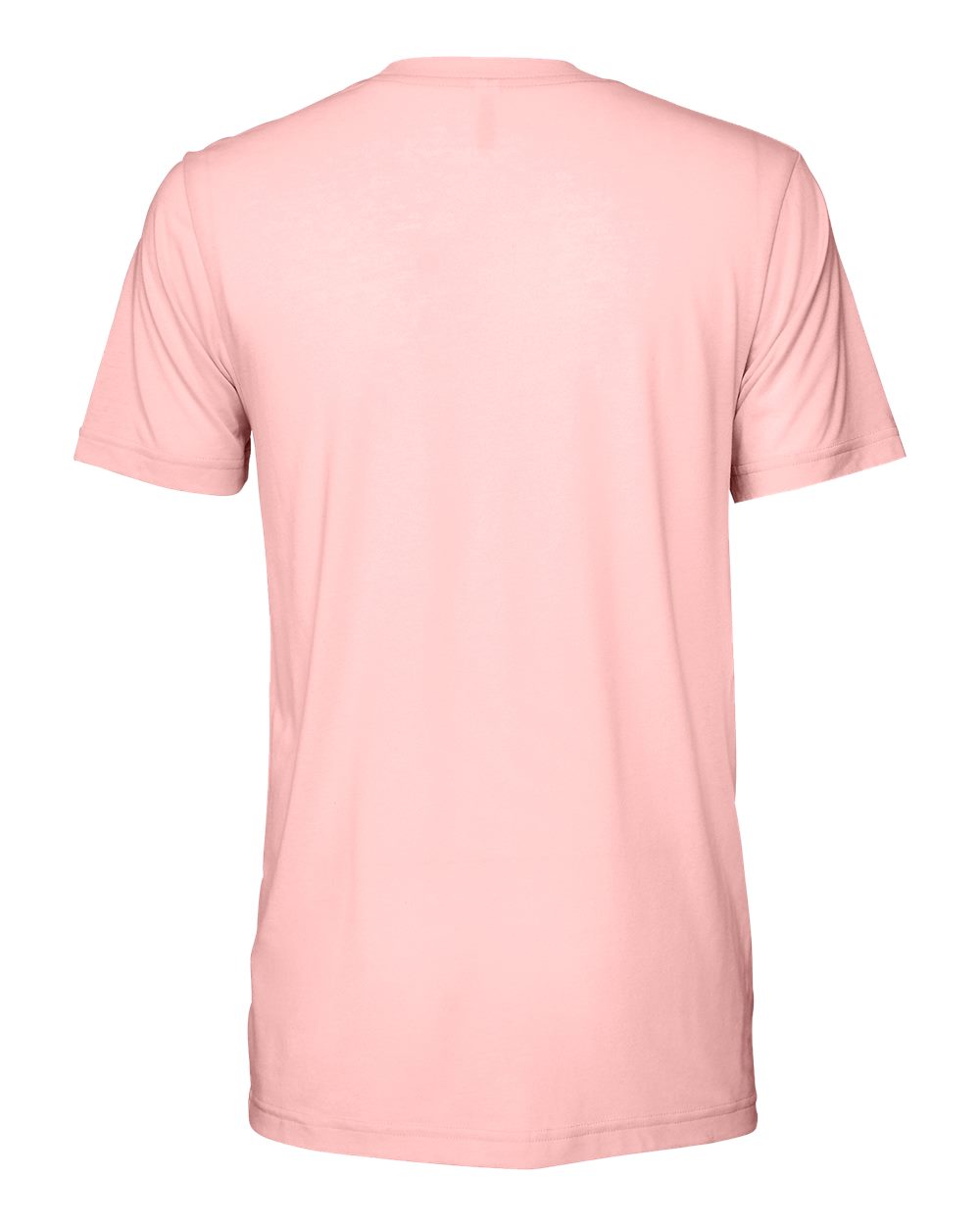 Front View of Pink Triblend Triblend Tee - 3413