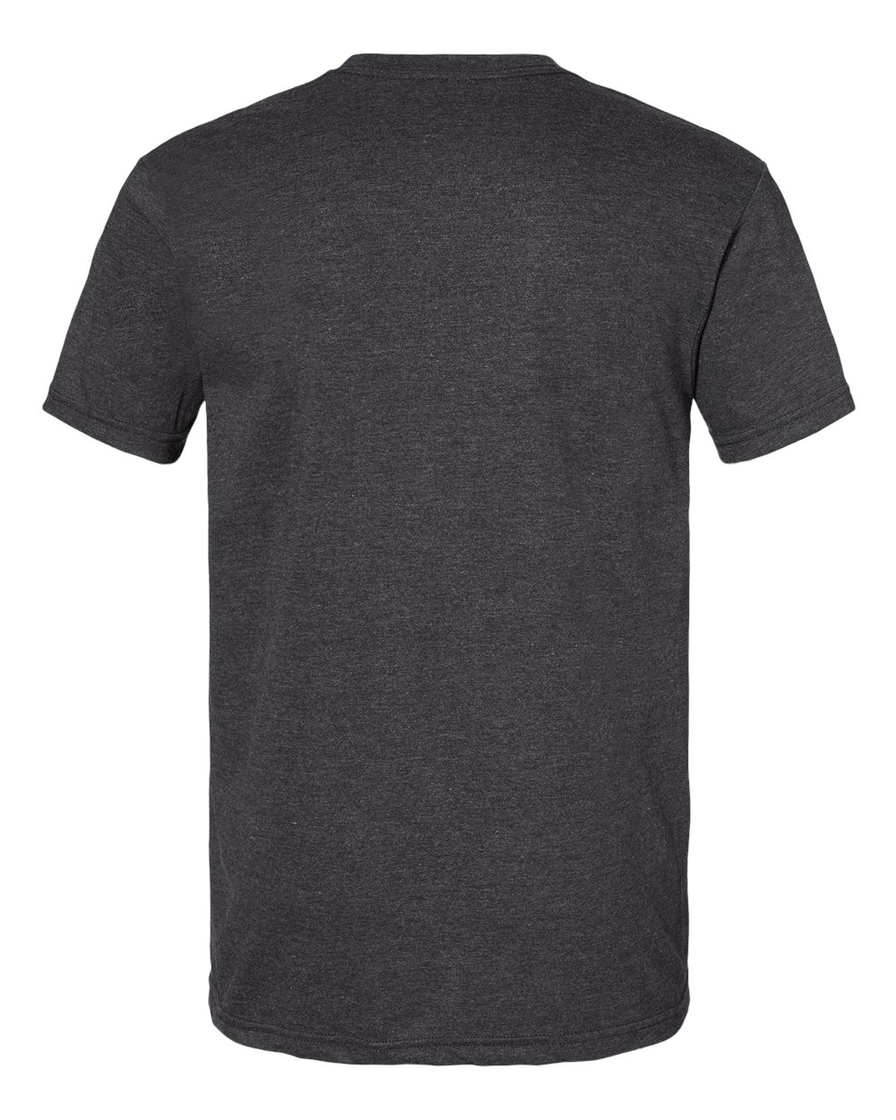Front View of Pitch Black Mist Softstyle® CVC T-Shirt - 64000CVC