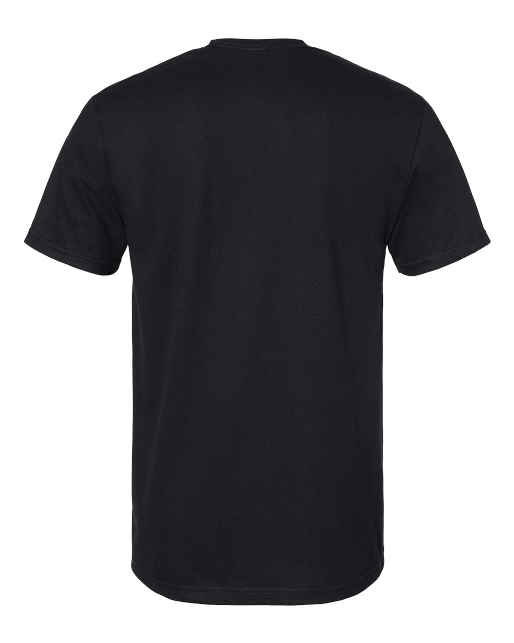 Front View of Pitch Black Softstyle® CVC T-Shirt - 64000CVC