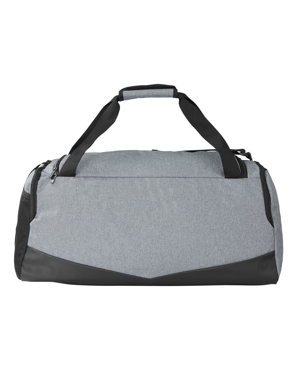 Rear View of Pitch Grey Medium Heather/ Black Undeniable 5.0 MD duffle bag - 1369223 plain