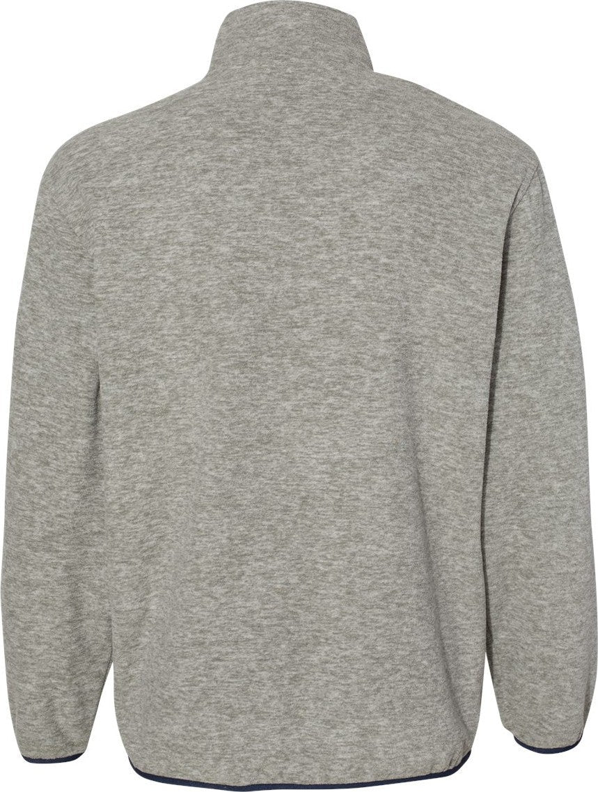 Front View of Platinum Denali Mountain Fleece Pullover - 7352
