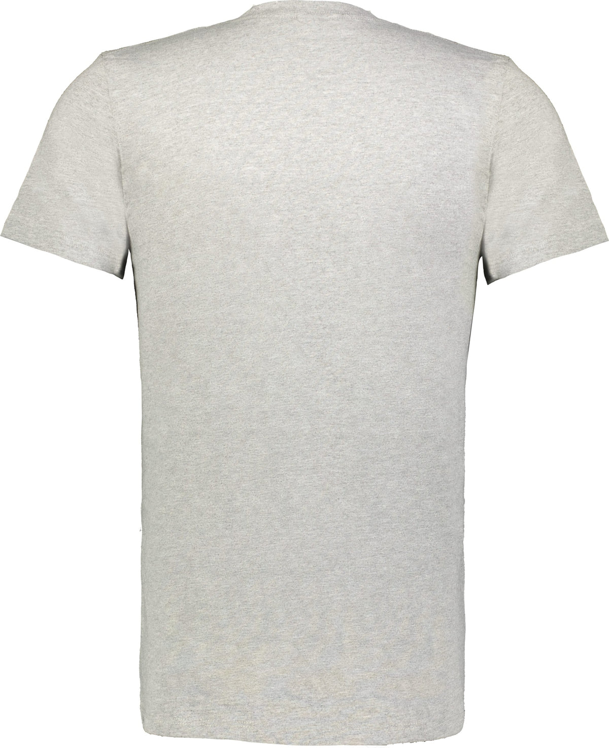 Rear View of PLATINUM HEATHER ALL-DAY CORE BASIC 50/50 TEE