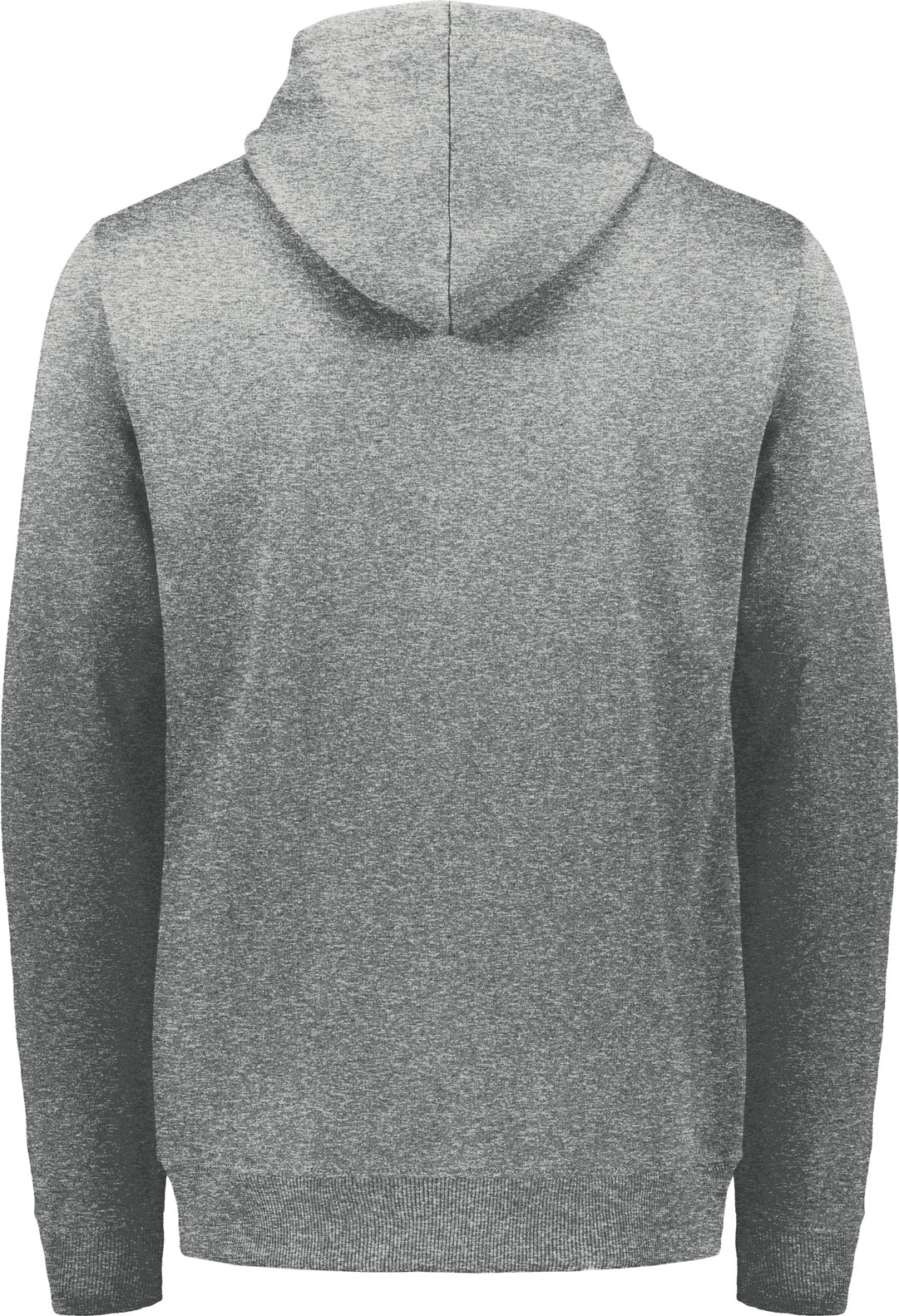 Rear View of PLATINUM HEATHER YTH ALL-DAY CORE BSC FLC HOOD