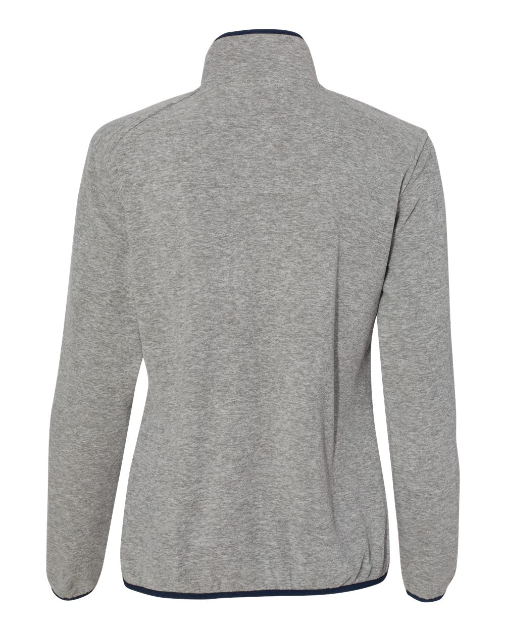 Rear View of Platinum Women's Denali Mountain Fleece Pullover - 9340 plain