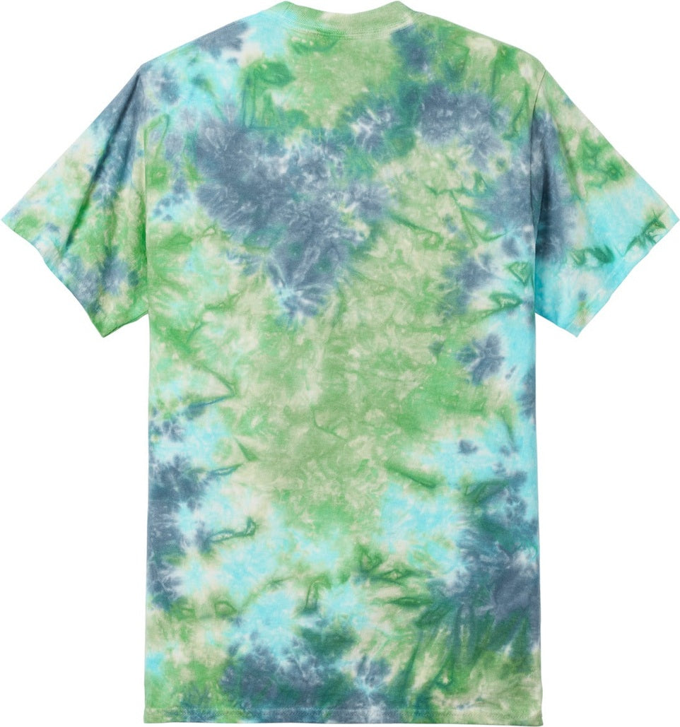 Front View of PlnErtCbst Port & Co Crystal Tie-Dye Tee PC145