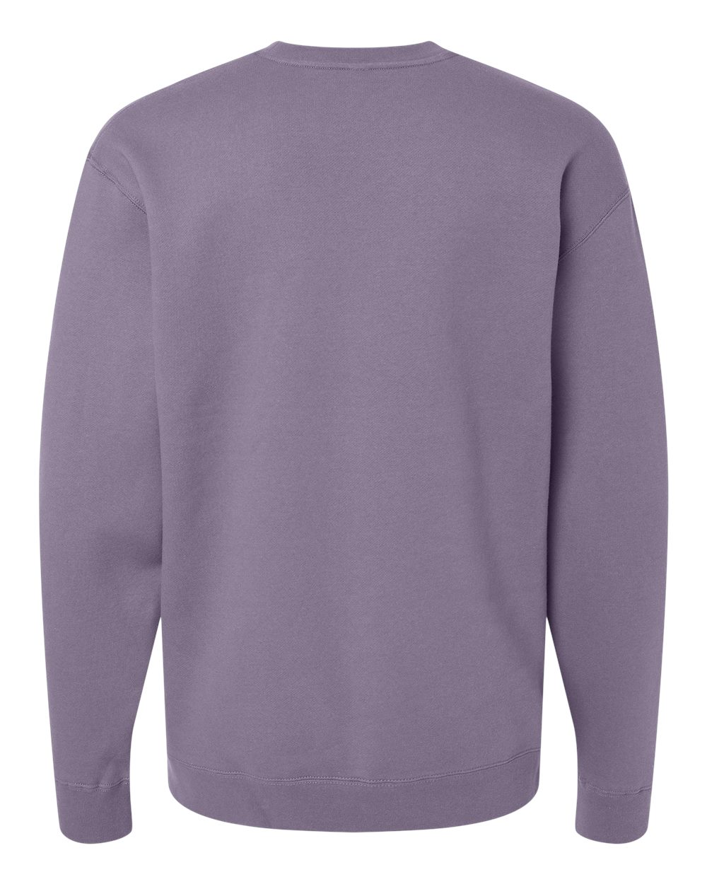 Front View of Plum Heavyweight Crewneck Sweatshirt - IND3000