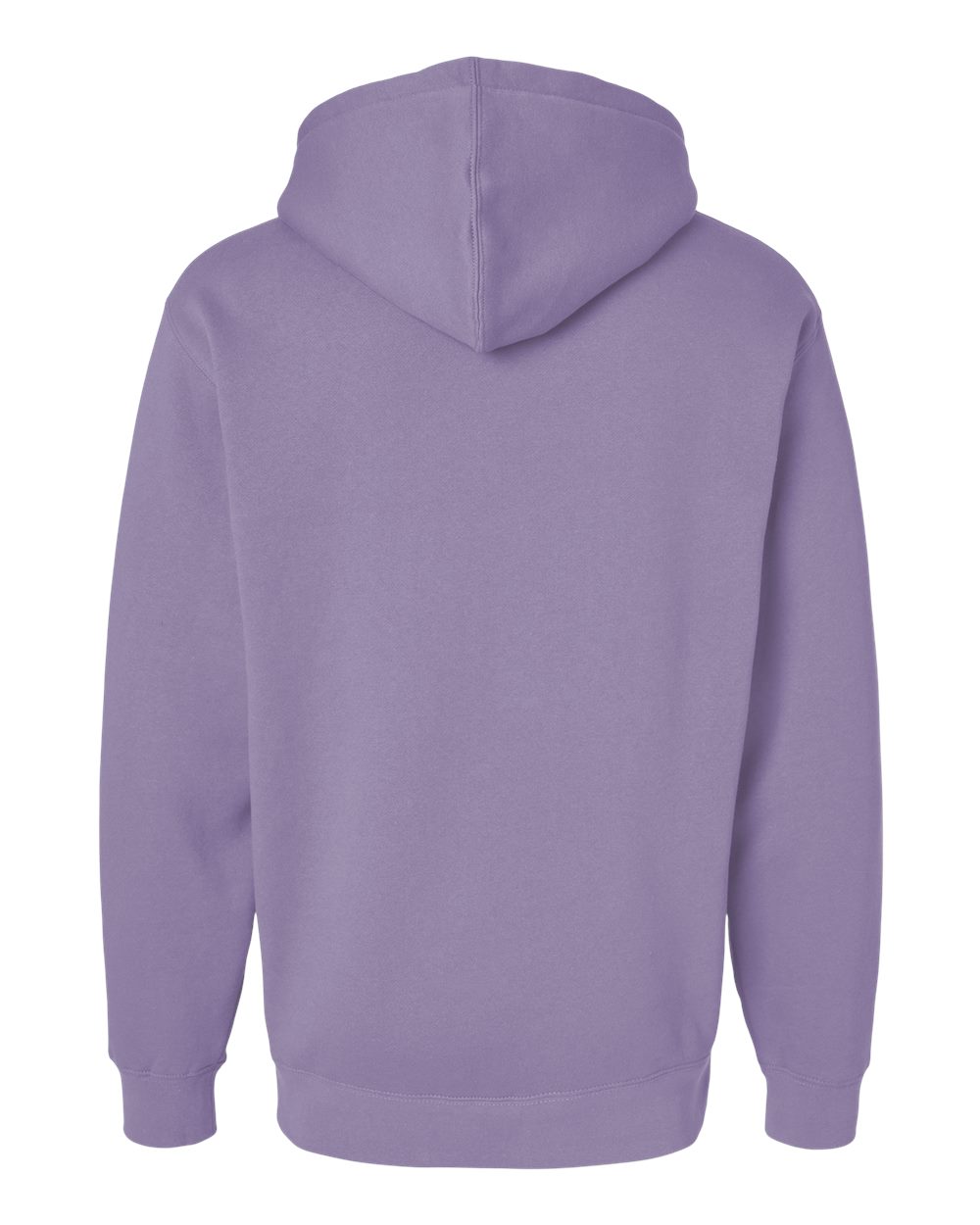 Front View of Plum Heavyweight Hooded Sweatshirt - IND4000