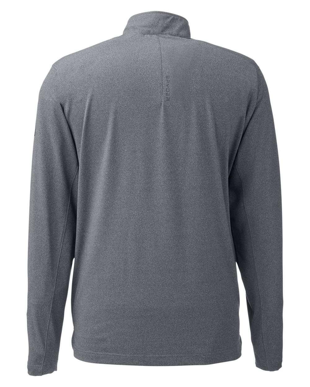 Rear View of Polar Frost Spyre Quarter-Zip Pullover - S17916