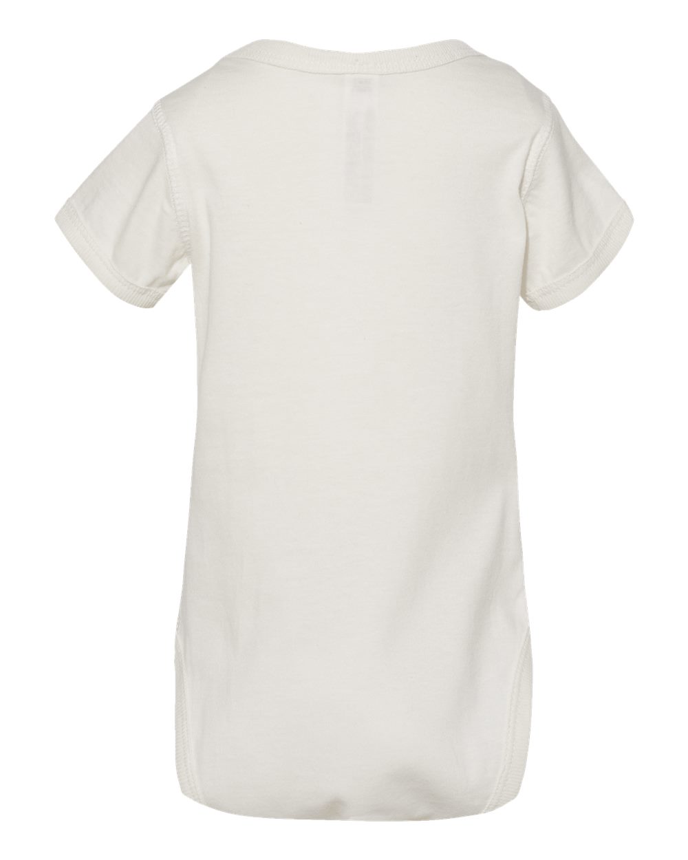 Front View of Porcelain Infant Fine Jersey Bodysuit - 4424