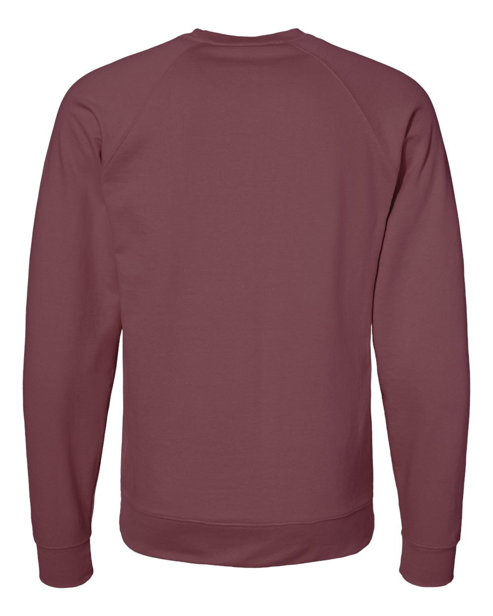 Front View of Port Icon Lightweight Loopback Terry Crewneck Sweatshirt - SS1000C