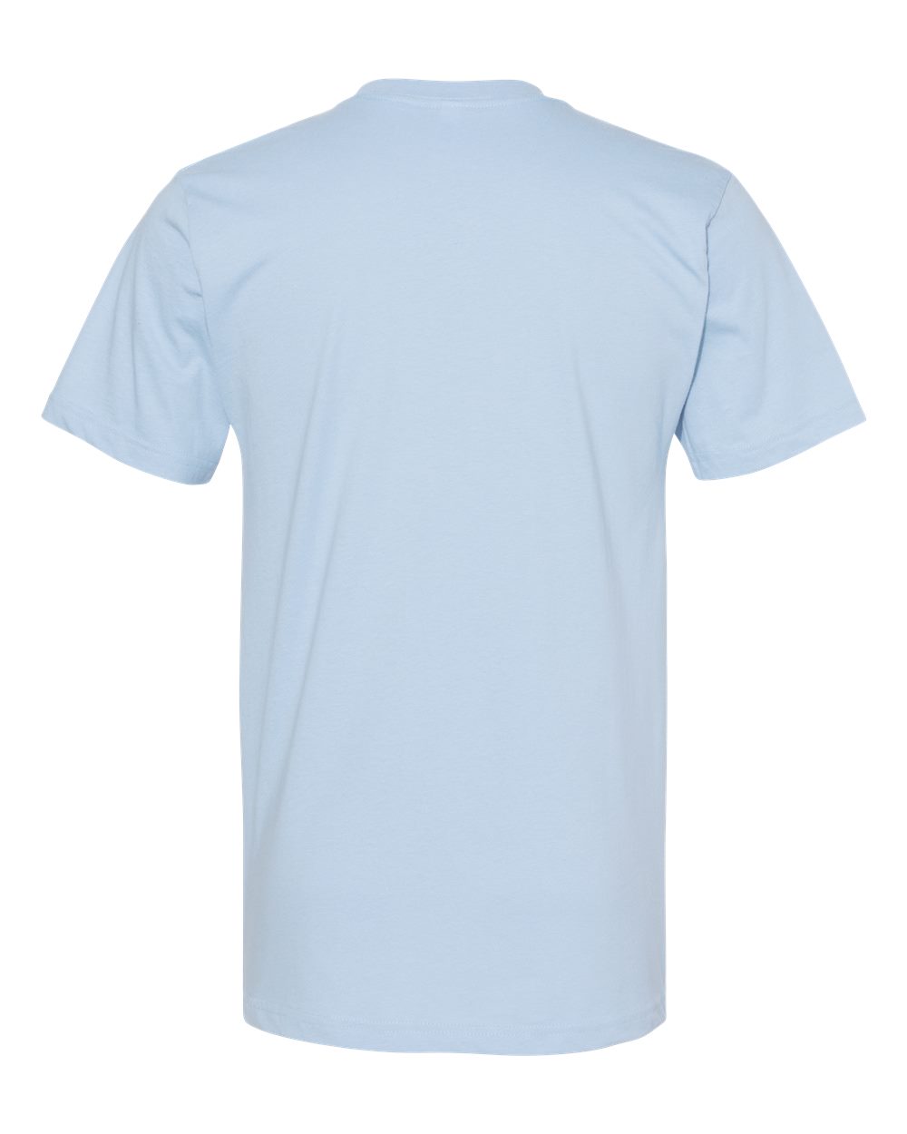 Front View of Powder Blue Fine Jersey Tee - 2001
