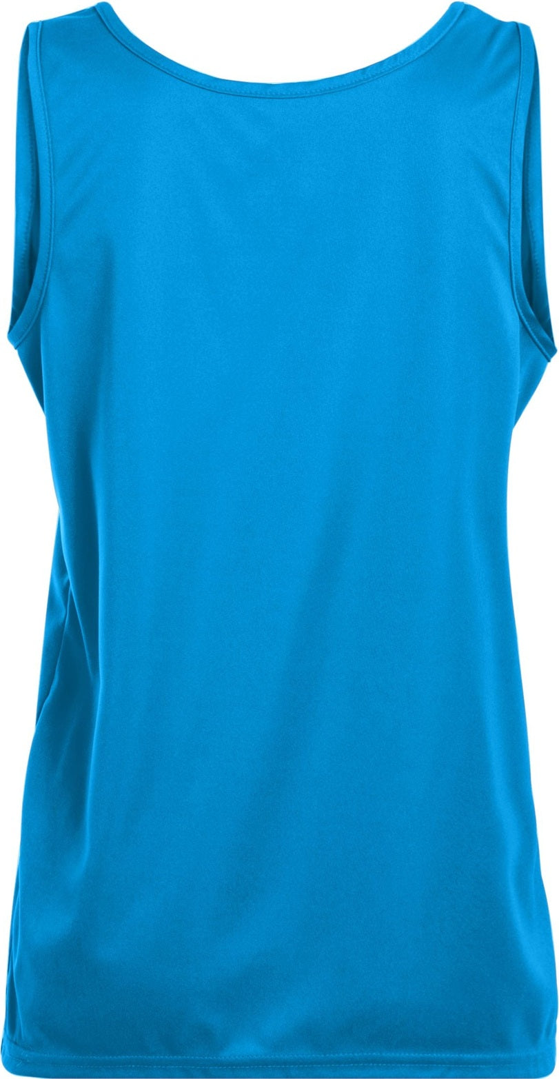 Rear View of POWER BLUE LADIES TRAINING TANK