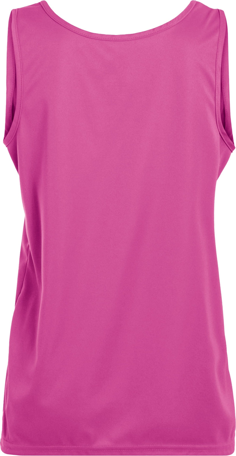 Rear View of POWER PINK LADIES TRAINING TANK