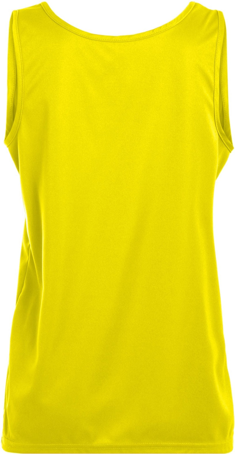 Rear View of POWER YELLOW LADIES TRAINING TANK