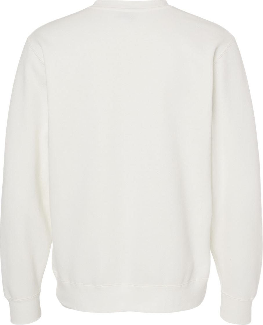 Front View of Prepared For Dye Midweight Pigment-Dyed Crewneck Sweatshirt - PRM3500