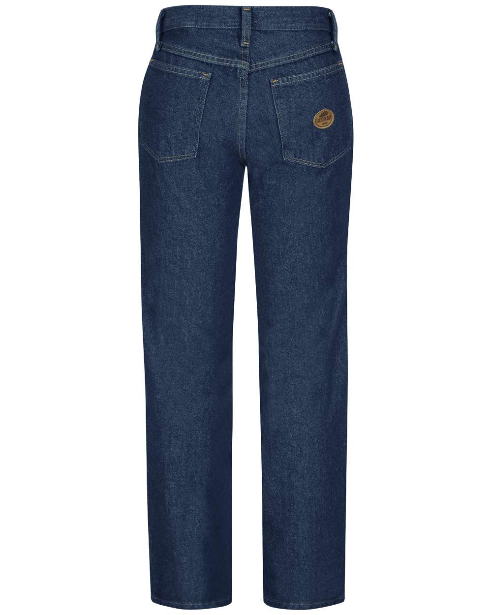 Front View of Prewashed Indigo - 28I Women's Straight Fit Jeans - PD63
