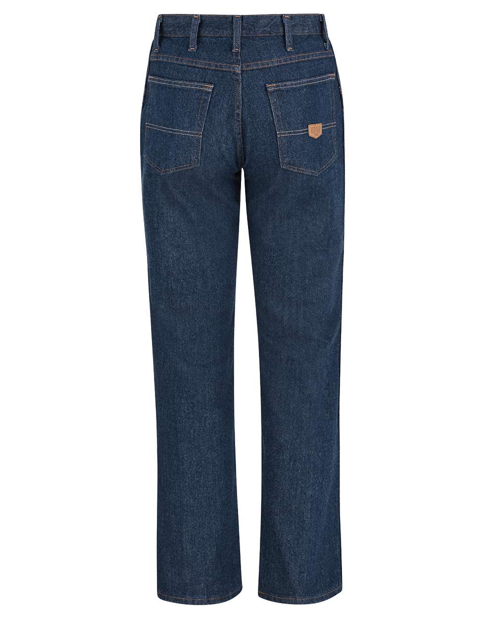 Front View of Prewashed Indigo - 34I Classic Work Jeans - Extended Sizes - PD54EXT