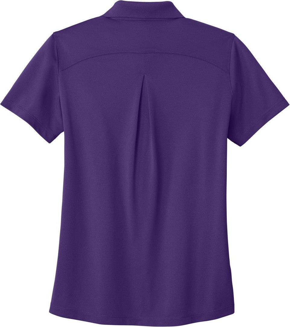 Front View of PrismPrpl Port Authority Women's Wearever Performance Pique Polo LK240