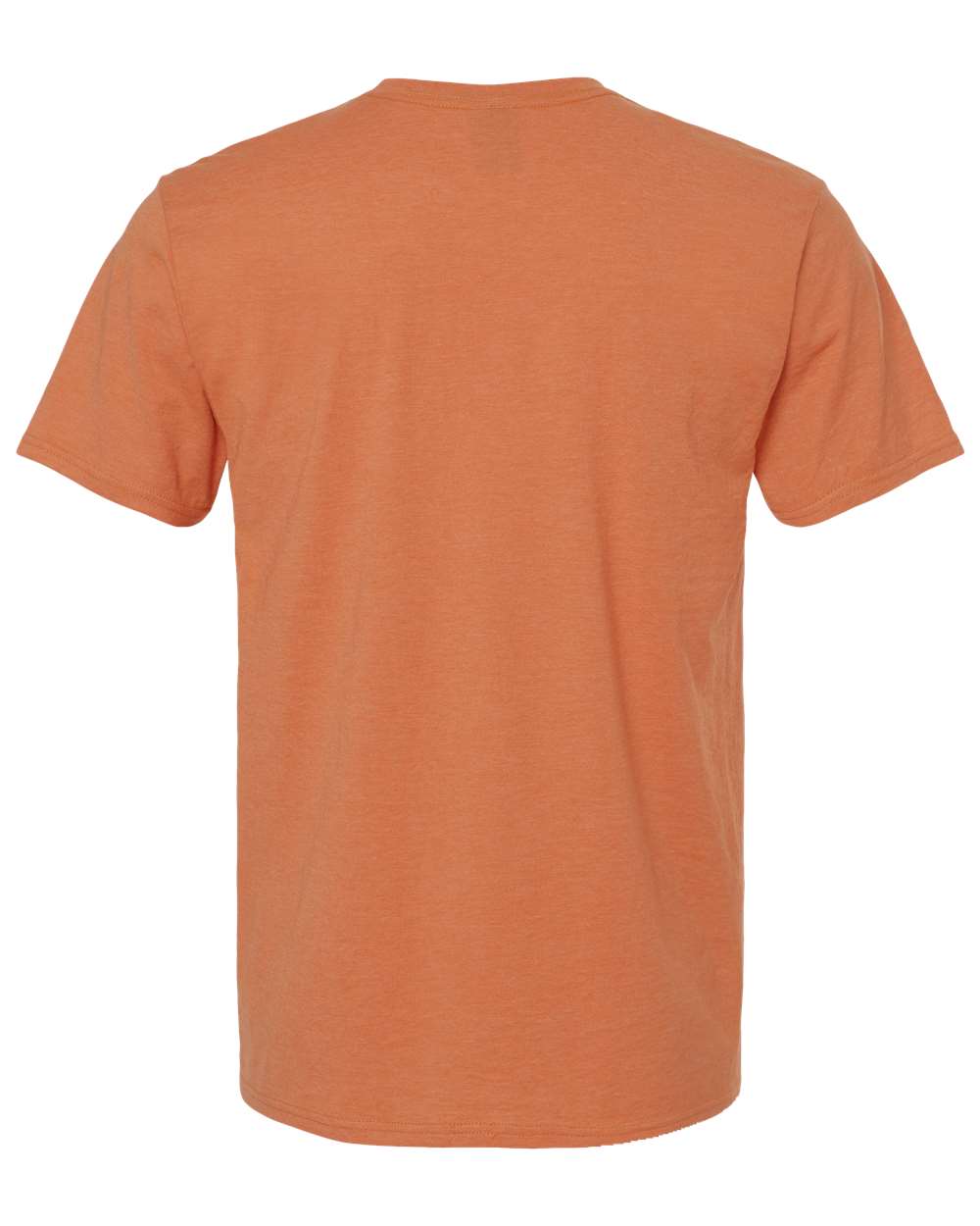 Front View of Pumpkin Heather Perfect-T T-Shirt - 4980
