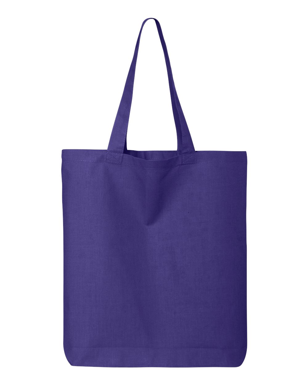 Front View of Purple 12L Economical Tote - QTBG