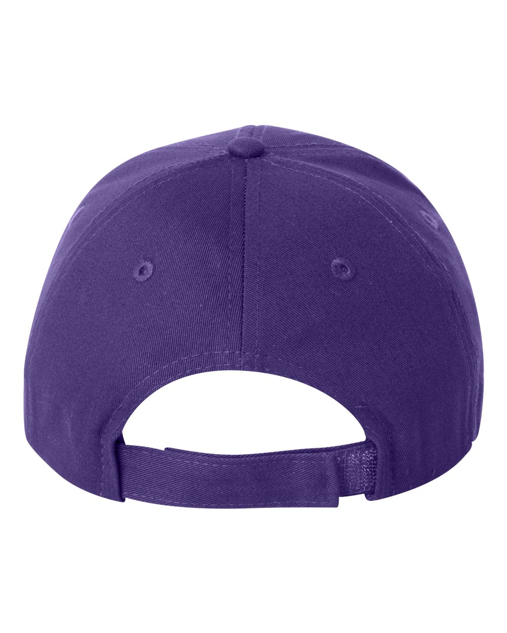 Front View of Purple Chino Cap - VC600
