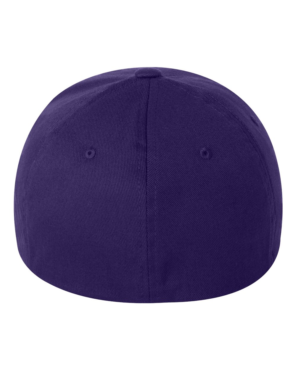 Rear View of Purple Cotton Blend Cap - 6277