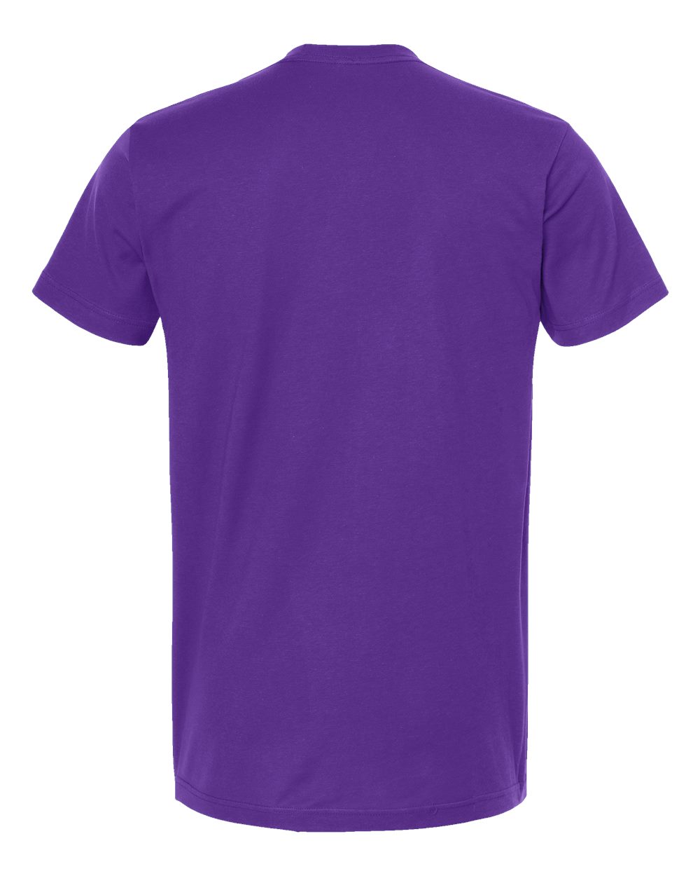 Front View of Purple Fine Jersey T-Shirt - 202