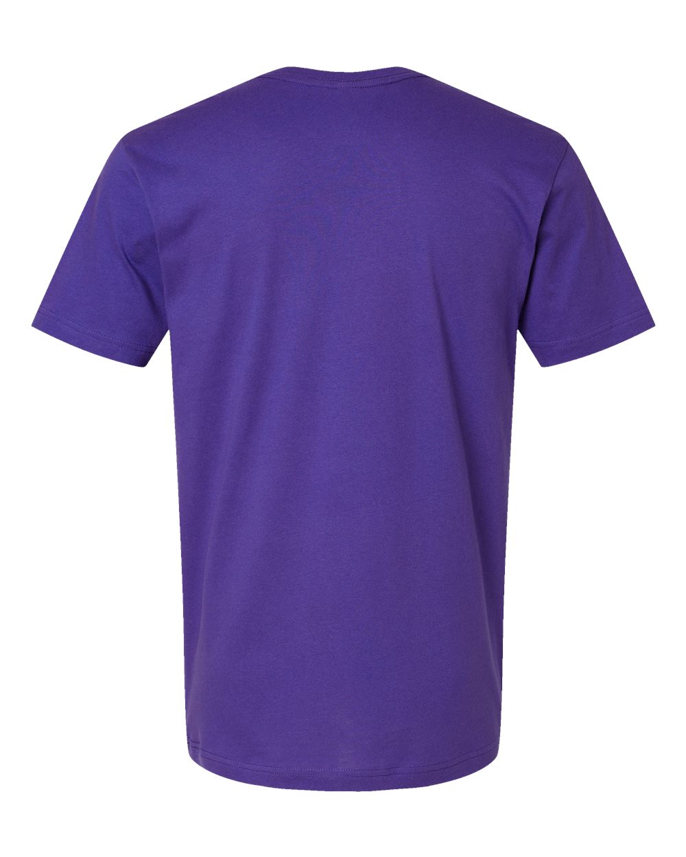 Front View of Purple Fine Jersey Tee - 6901