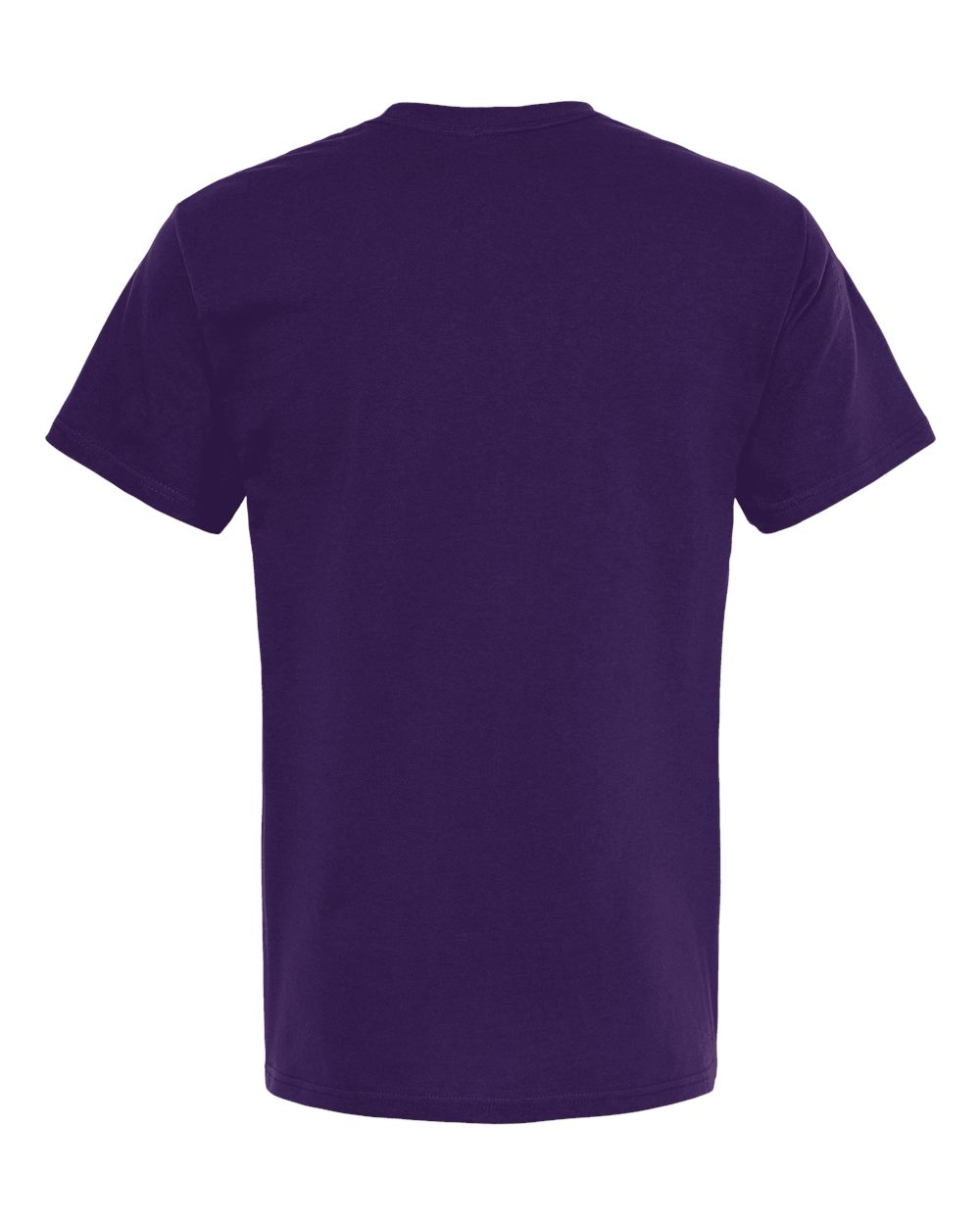 Front View of Purple Gold Soft Touch T-Shirt - 4800